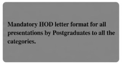Mandatory HOD Letter